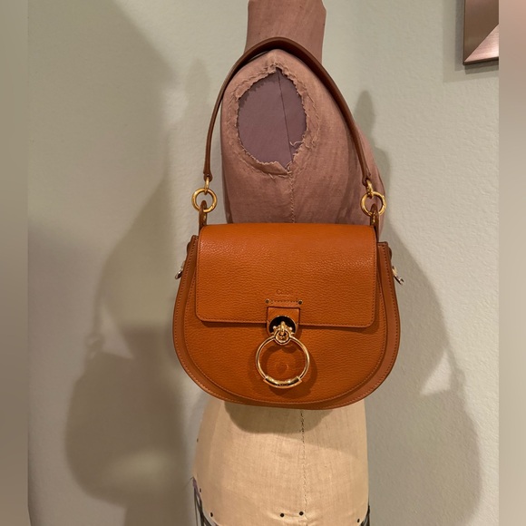 ⭐️AUTHENTIC Chloe Large Tess Calfskin Leather Bag - Picture 3 of 14